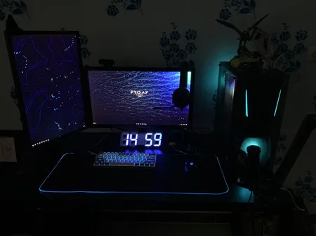 کیبورد گیمینگ ردراگون مدل K617 FIZZ، سوییچ مکانیکال قرمز، Tenkeyless، نورپردازی RGB