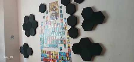 پنل آکوستیک اکوترپ مدل شش ضلعی hex12.12.4 بسته 24 عددی