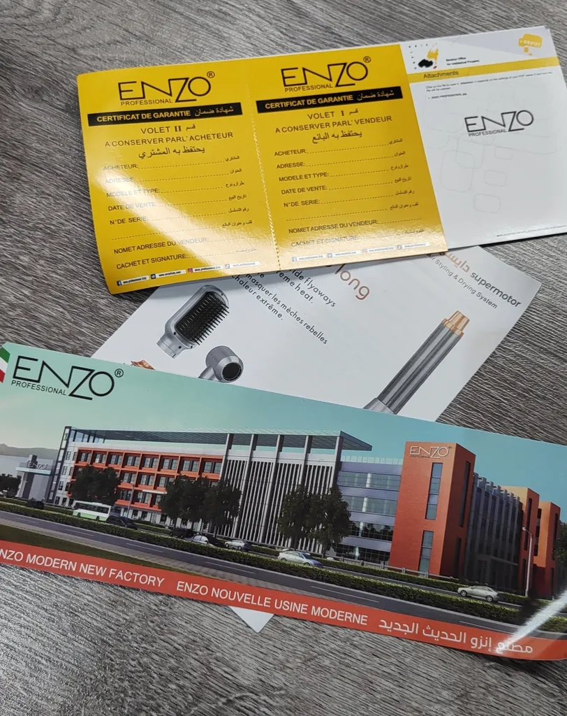 سشوار برس دار حالت دهنده انزو پروفیشینال مدل EN-4133