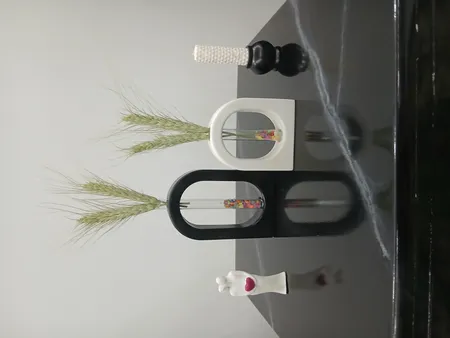 ست ۴ تکه دکوری گلدان و جاشمعی بتنی مدل آلا