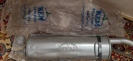 منبع اگزوز رضا مشهد مدل KEM1011 مناسب برای پژو 405