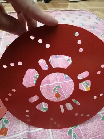 صفحه پشت رینگ خودرو مدل 53X1 سایز 13 اینچ بسته دو عددی