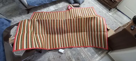 زیر انداز سفری 10 نفره الماس مدل حصیری