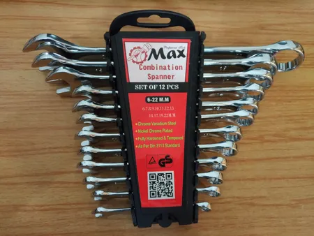 مجموعه 12 عددی اچار یکسر تخت یکسر رینگی مکس مدل mhp5