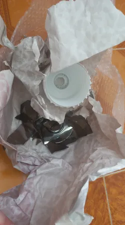 حباب لوستر مدل دو گلاس 321