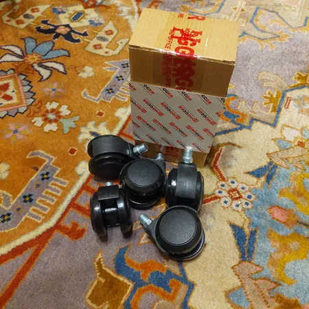 چرخ صندلی اداری هوگر مدل HG کد 1 مجموعه 5 عددی