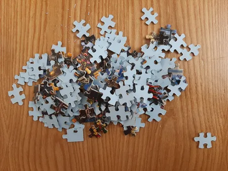 پازل 170 تکه مینیاتور مدل دوچرخه کد 01588