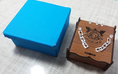 گوشواره نقره زنانه مدل مینیمال زنجیری