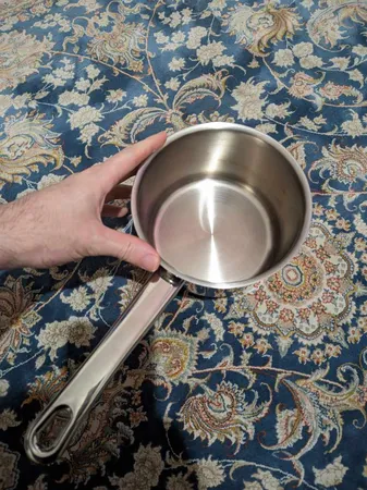 شیر جوش پارس استیل مدل کف سه لایه کد 140 سایز 14