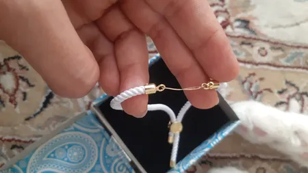 دستبند طلا 18 عیار زنانه مدل قلب و بینهایت