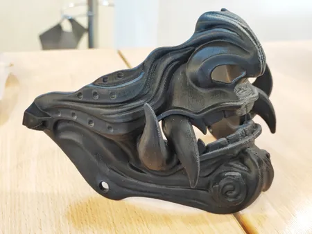 ماسک ایفای نقش مدل سامورایی طرح Demon