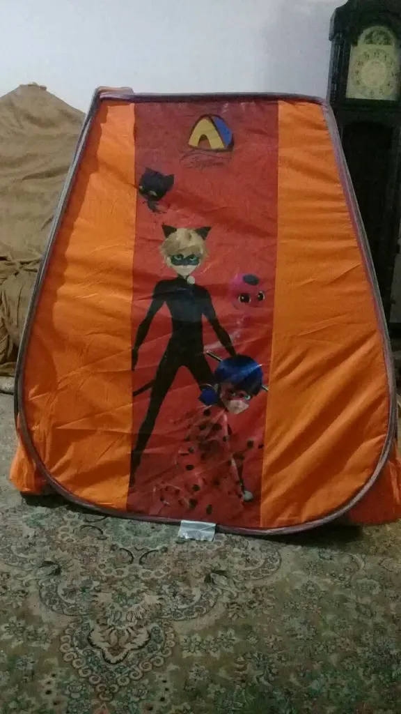 چادر بازی کودک مدل نوجوان انمیشن دختر کشفدوزکی کد A11