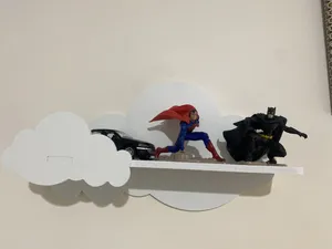 تجریه خرید شلف دیواری اتاق کودک مدل ابر کد 2