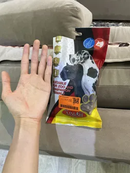 تشویقی سگ ابیش مدل نای خشک شده گوساله و بره وزن 100 گرم