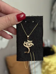 تجریه خرید گردنبند طلای 18 عیار مردانه مدل P998 اسم حسین