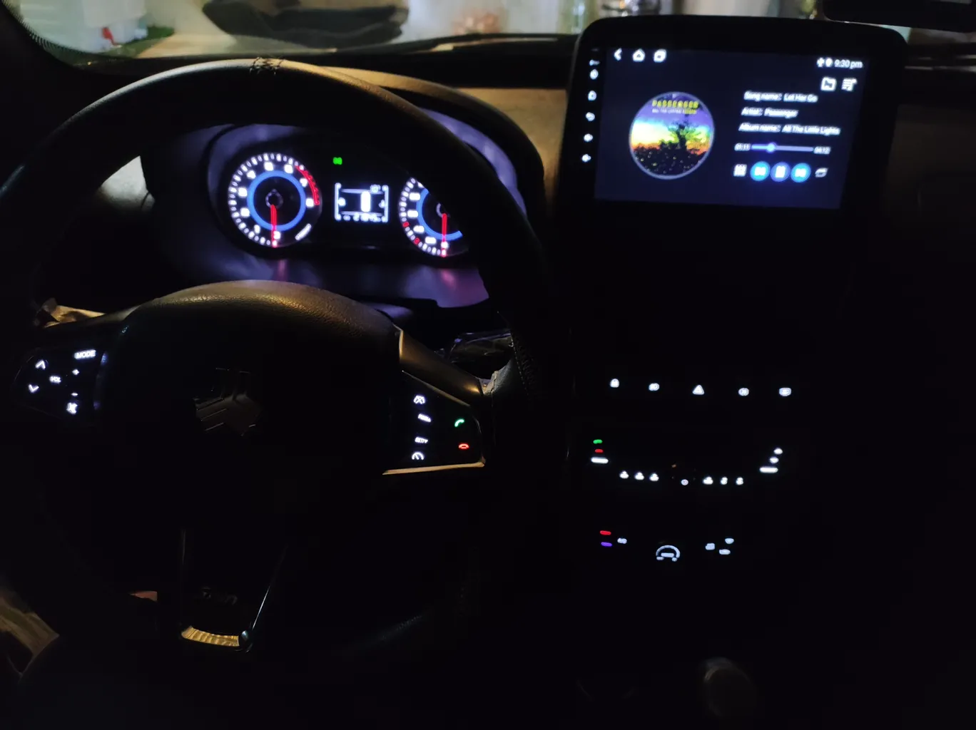 کلید کنترل فرمان مدل بک لایت دار مناسب برای کوییک بسته 2عددی