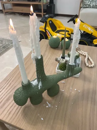 شمع مدل قلمی بسته 6 عددی