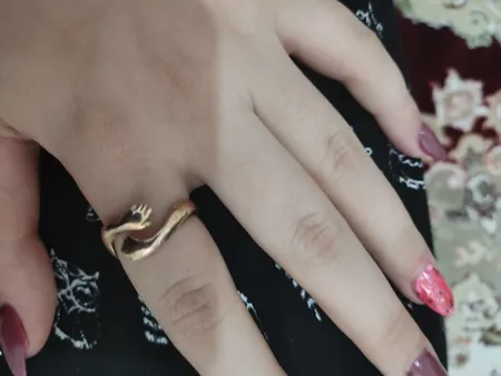 انگشتر دخترانه مدل آغوش