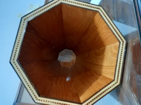 ست سطل و جعبه دستمال کاغذی خاتم کاری کد A31