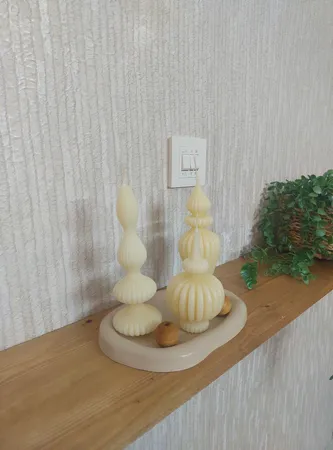 شمع دست ساز مدل GT6  مجموعه 6 عددی