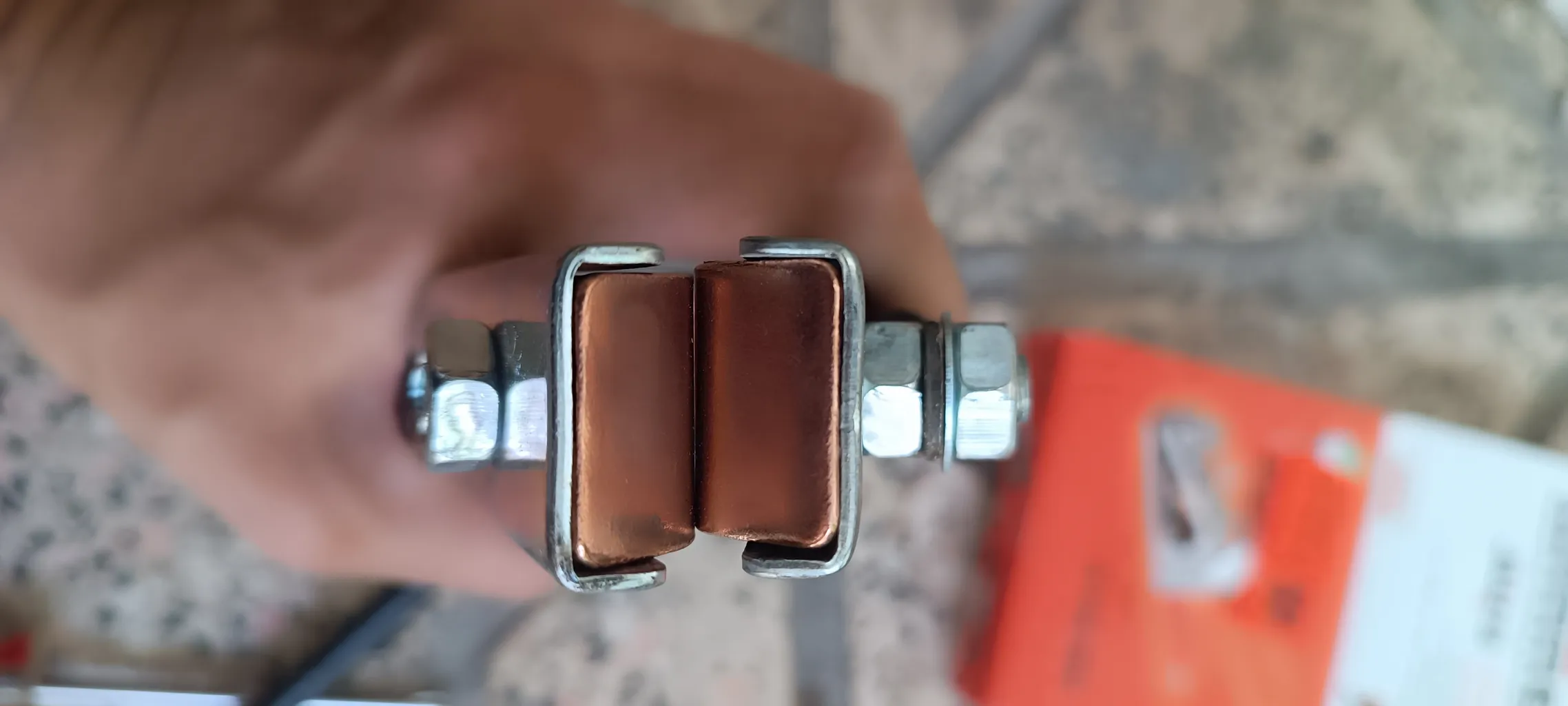 گیره اتصال به زمین جوشکاری وینر مدل W-008 ظرفیت 500 آمپر