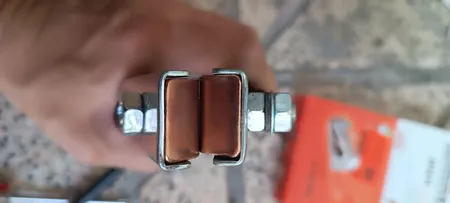 گیره اتصال به زمین جوشکاری وینر مدل W-008 ظرفیت 500 آمپر