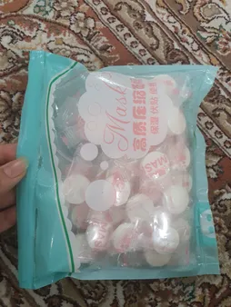 قرص ماسک ورقه ای صورت کلی مدل k50 بسته 50 عددی