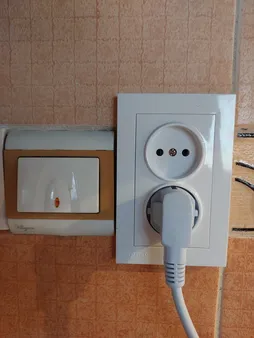 پریز برق دوقلو خیام الکتریک مدل KH8055