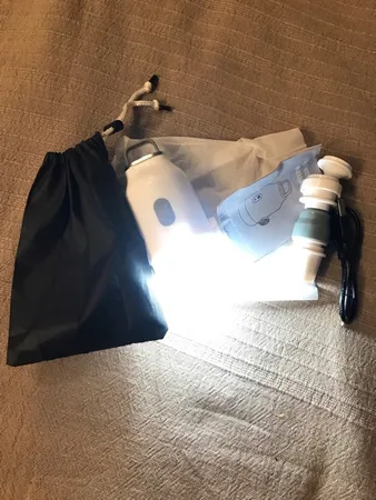 چراغ آویز و دمنده مکنده و پاوربانک مدل TINY PUMP