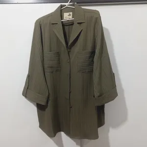 تجریه خرید مانتو زنانه میسوان مدل 002 رنگ زیتونی