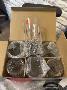 تجریه خرید لیوان بلینک مکس مدل خشتی بلند بسته 6 عددی