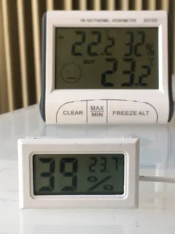 رطوبت سنج و دماسنج دیجیتال مدل DC103