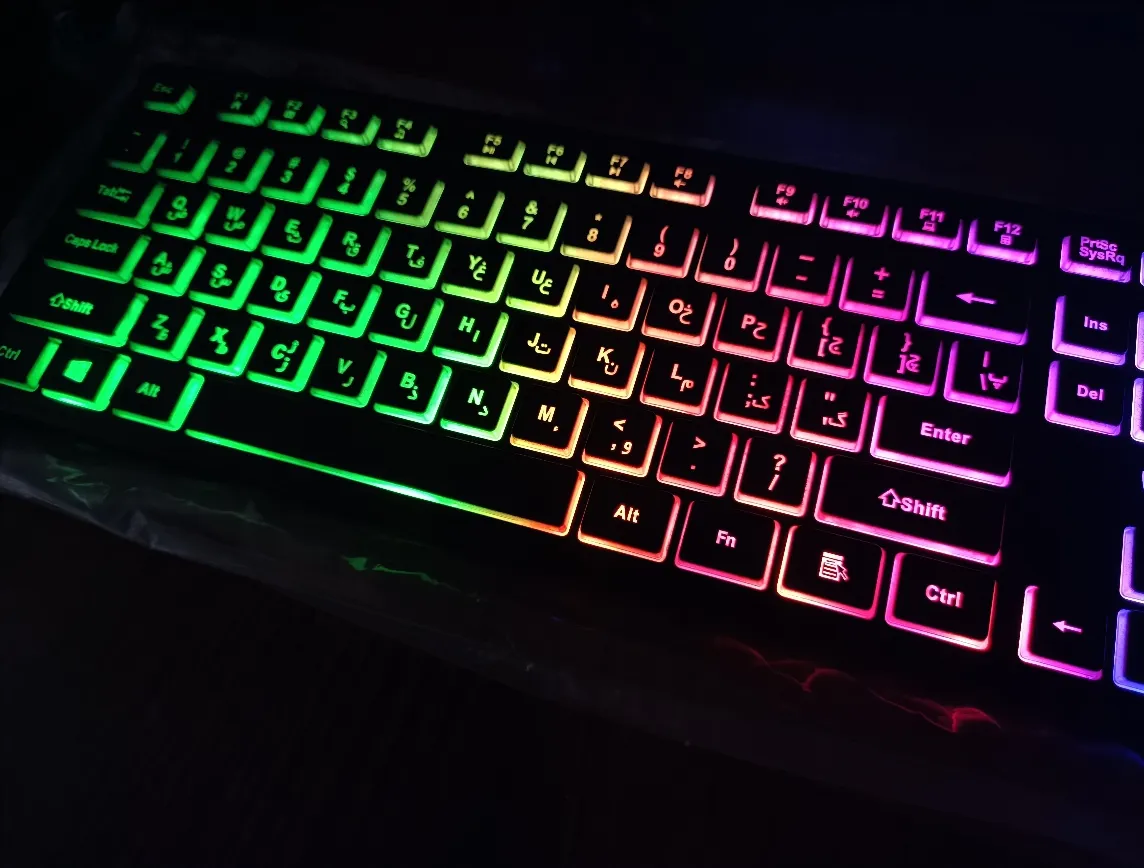 کیبورد گیمینگ بیاند مدل BGK-2010 سوئیچ ممبران، Full-Size، نورپردازی RGB