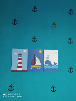 تابلو برجسته کودک ژیوار مدل Boat And Sea