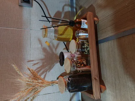 دسته گل خشک مدل خوشه گندم کد 20