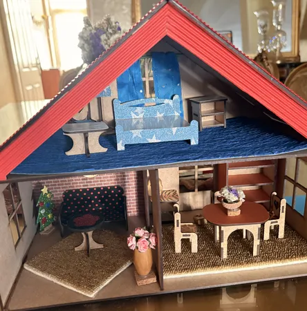 اسباب بازی مدل خانه عروسکی دو طبقه