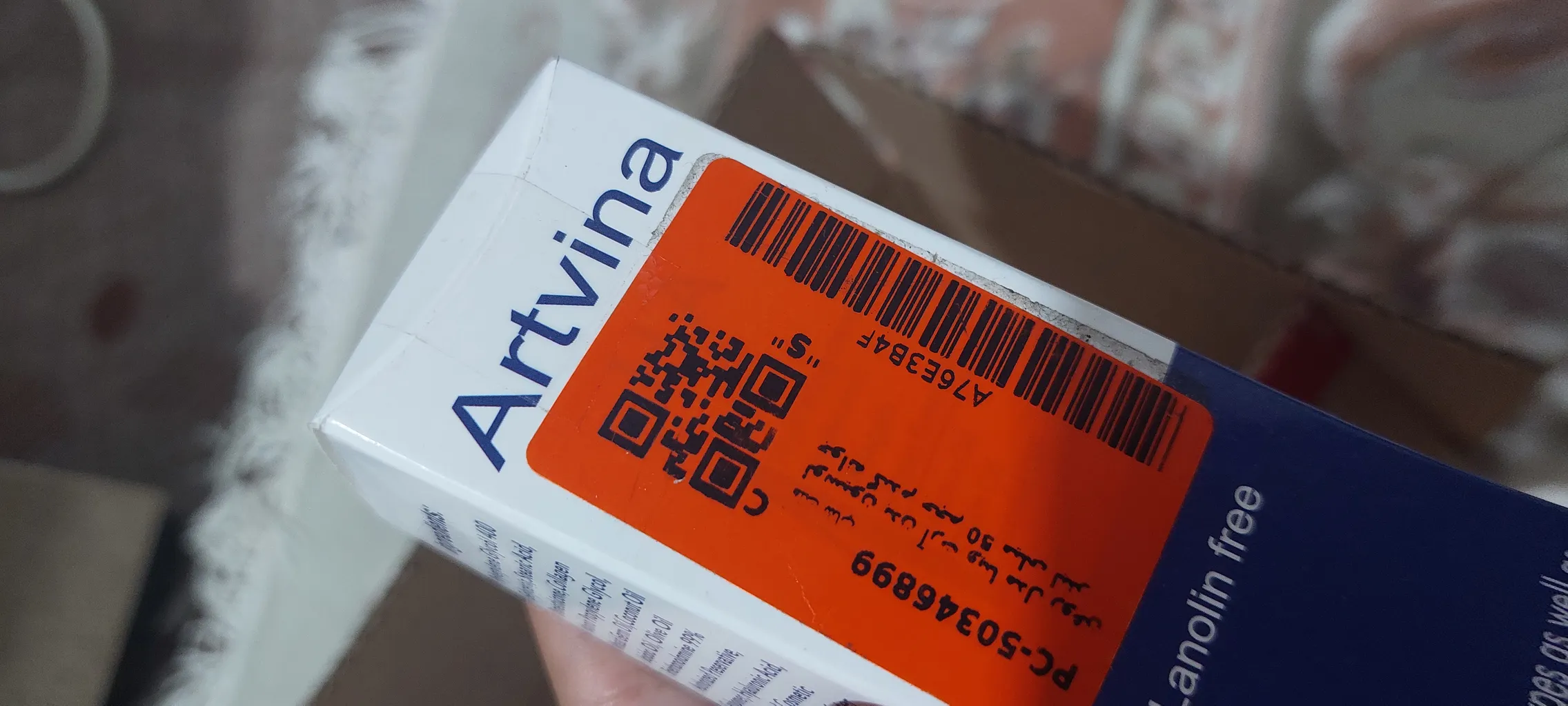 لوسیون صورت و بدن آرت وینا مدل روغن جوانه گندم حجم 50 میلی لیتر