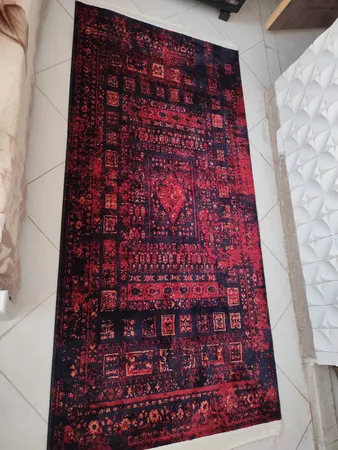 فرش ماشینی دنیای فرش مدل روشنک سنتی کد 1510