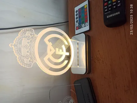 چراغ خواب طرح رئال مادرید کد 1064