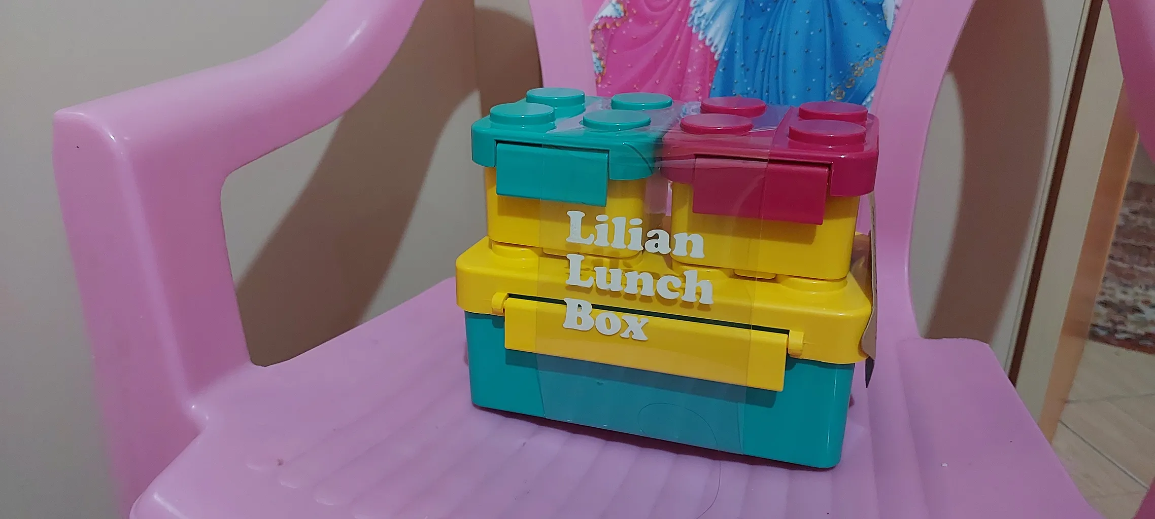 ظرف غذای 3 تکه کودک هوکیا مدل پازلی