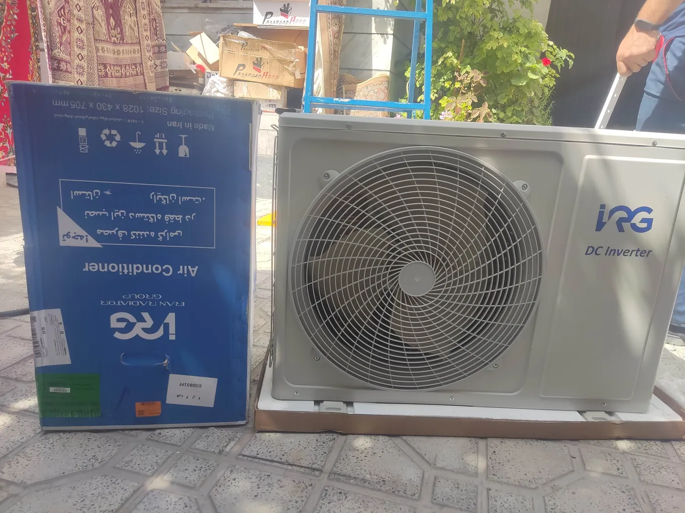 کولر گازی اسپلیت دیواری 24000 دور ثابت کازوکی مدل IAC-24CH/XA/A/ID