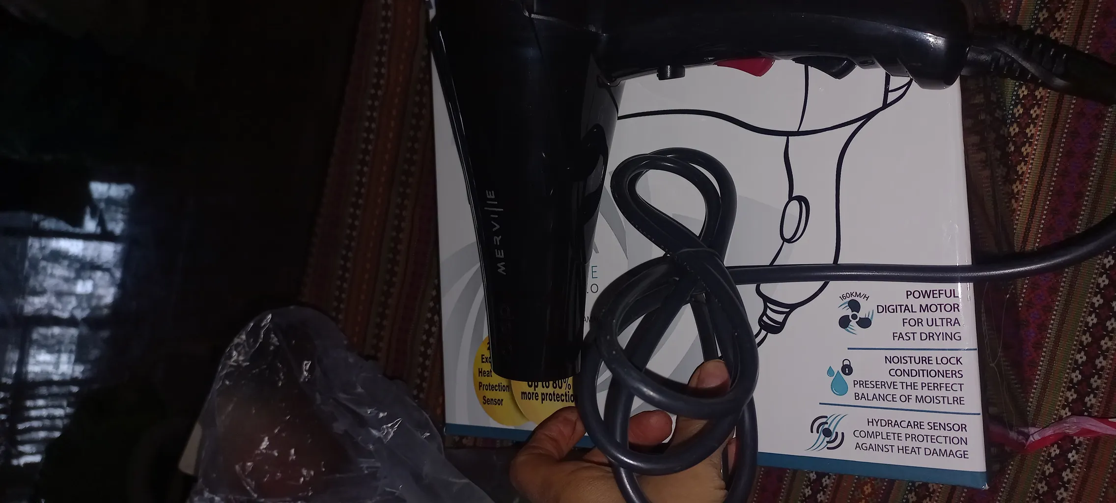 سشوار حرفه‌ای مرویل مدل 276