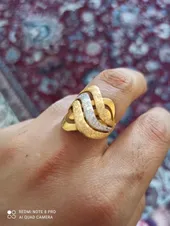 تجریه خرید انگشتر طلا 18 عیار زنانه کد G750