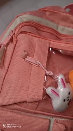 کوله پشتی مدل خرگوش و هویج فانتزی به همراه کیف غذا و کیف دوشی و جامدادی