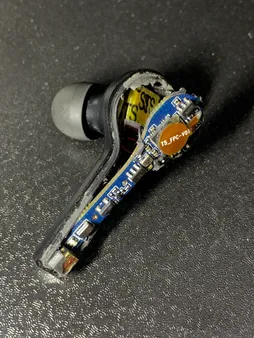 باتری لیتیوم-یون قابل شارژ کد ICR-6671 ظرفیت 90 میلی آمپرساعت مناسب برای ایرپاد بسته 2 عددی