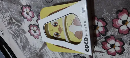 ظرف غذای 5 تکه کودک کوکو بامبو طرح جوجه