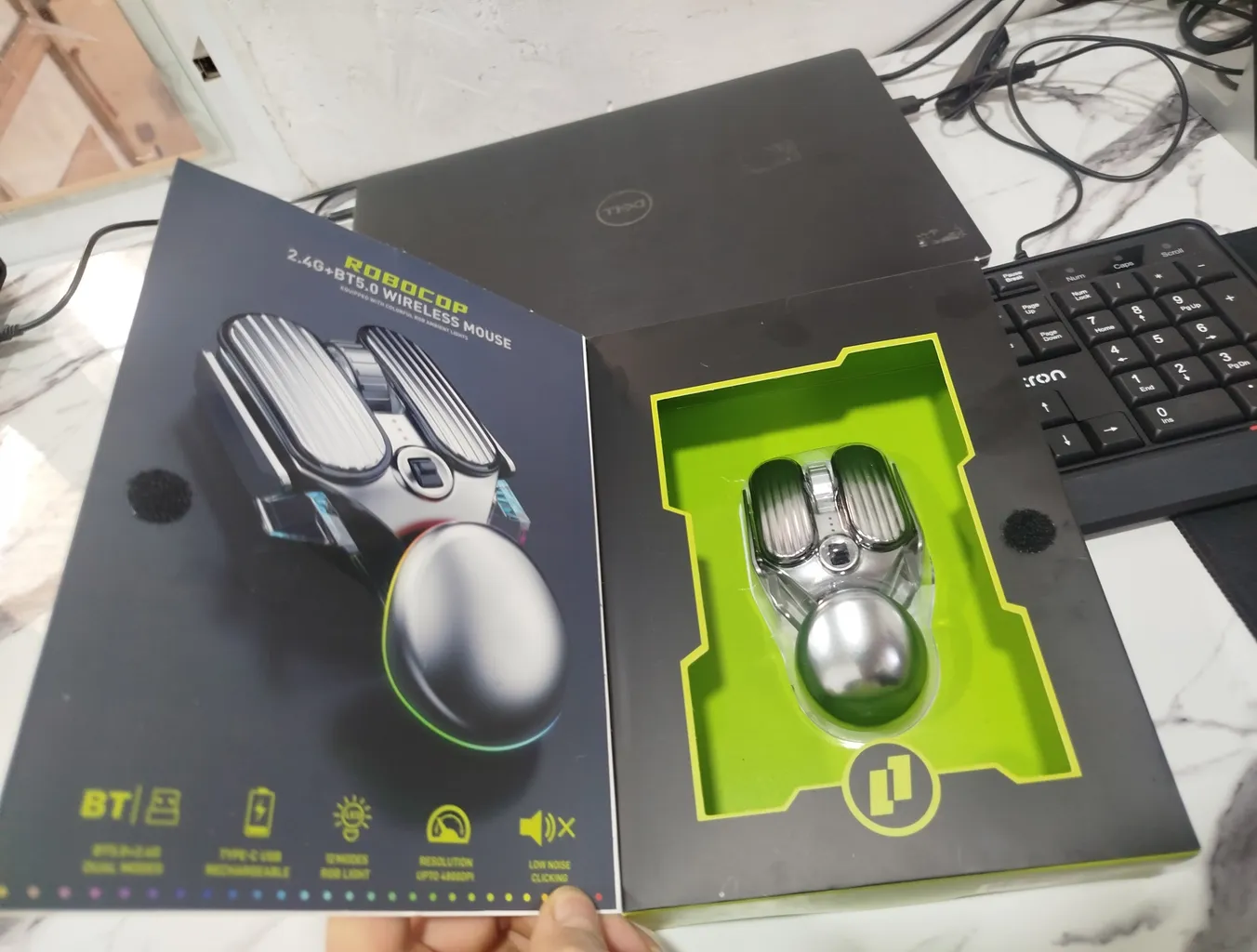 ماوس بی سیم مخصوص بازی ایلون مدل ROBOCOP