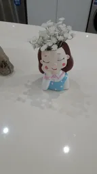 گلدان طرح دختر بهاری مدل 278