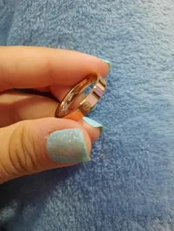 انگشتر زنانه مدل لاو کد R3590