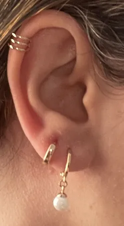 گوشواره زنانه ژوپینگ مدل مروارید کد 121232941212